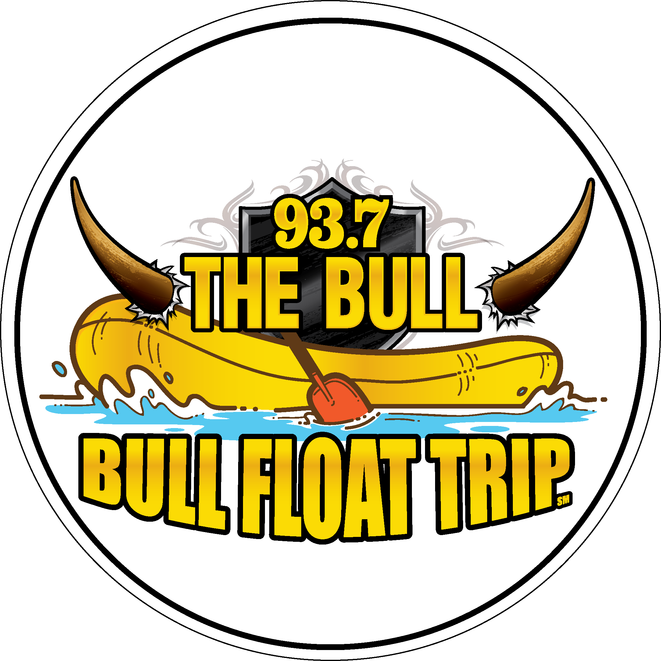 7 The Bull Float Trip & Music Festival - 93.7 The Bull Logo (2168x2168)