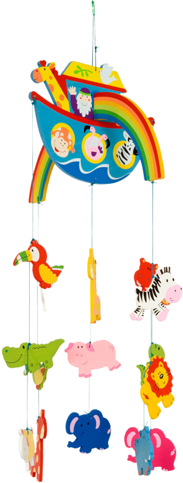 Bigjigs Toys Wooden Noah's Ark Mobile - Cot (1600x1600)