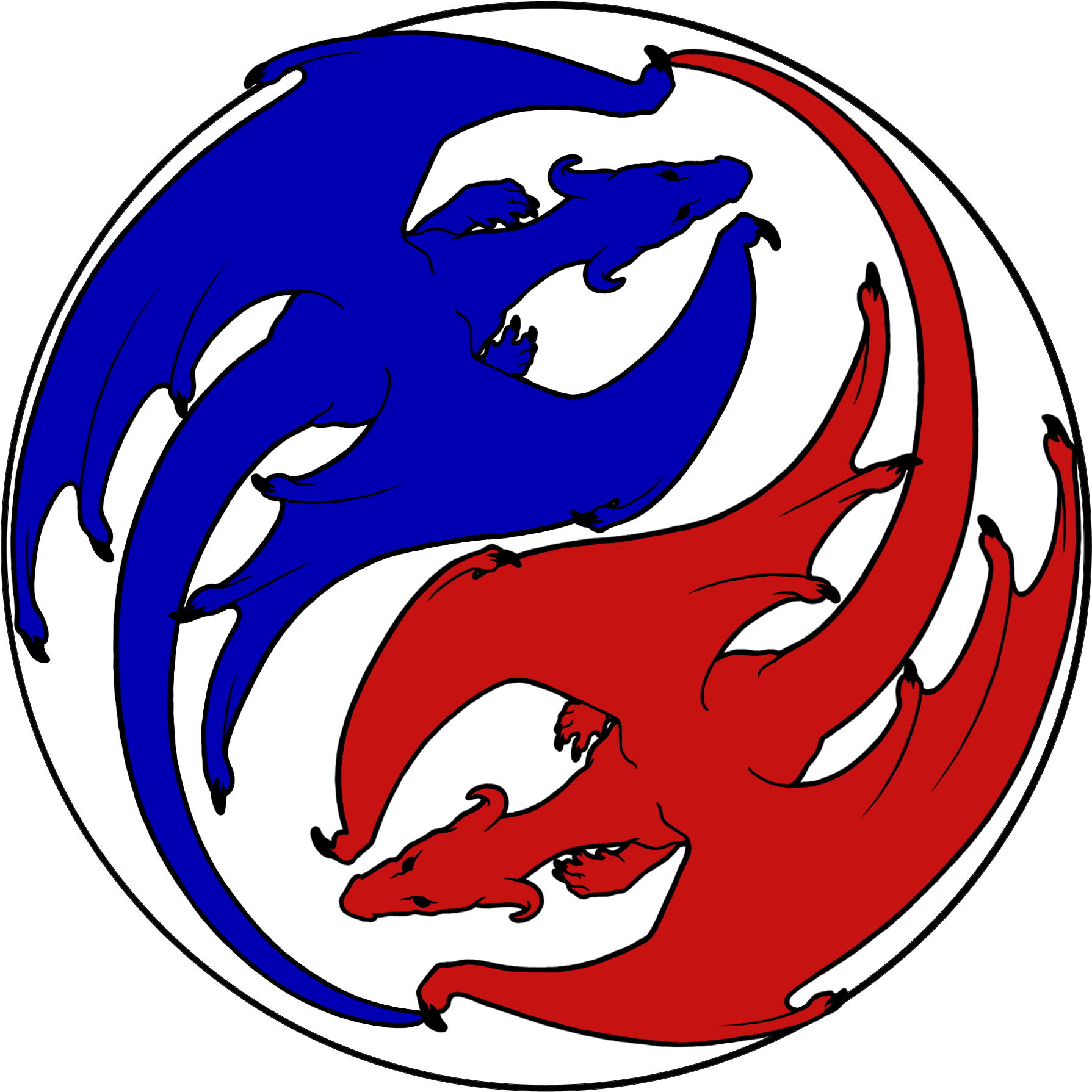 Yinyang Dragons Final - Yinyang Dragons Final (2000x2000)