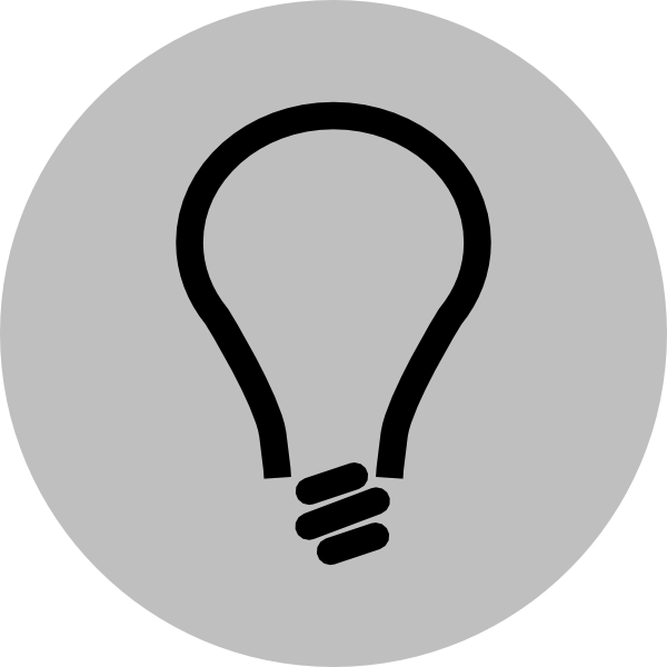 Light Bulb Clip Art At Clker - Lamp Bulb Vector (600x600)