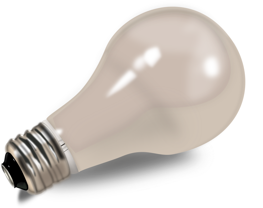 Clipart Lampadina Big Image Png - Incandescent Light Bulb (1697x2400)