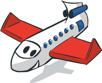Airplane Clip Air Freight - Paraguaybox (480x311)