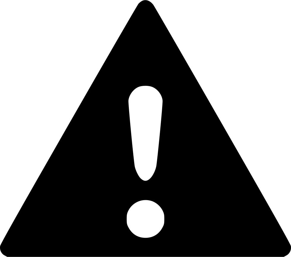 Danger Clipart Svg - Señal De Precaucion Png (980x868)