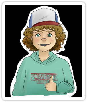 Dustin- Stranger Things - T-shirt (375x360)