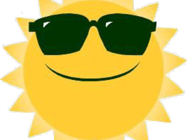 Summer Clipart Concert - Clip Art Sun With Sunglasses (640x480)