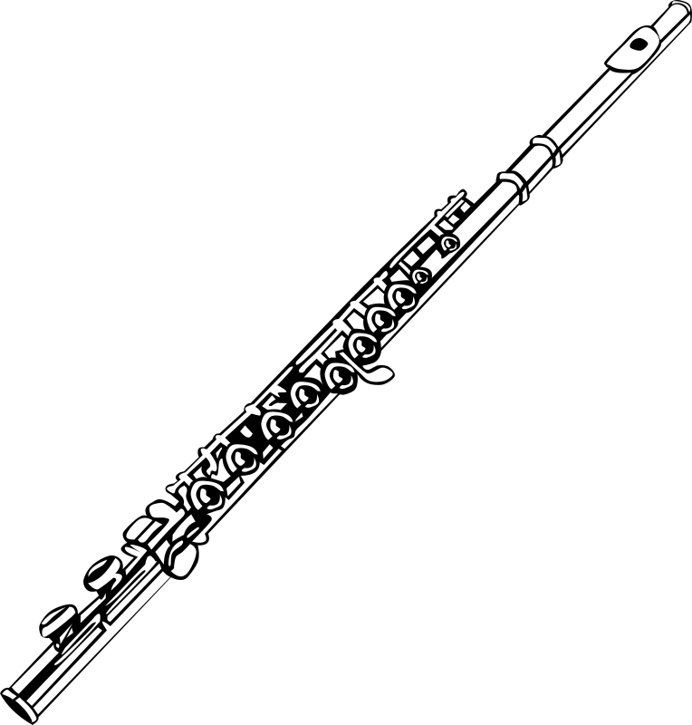 Get Notified Of Exclusive Freebies - Clipart Flute (764x800)