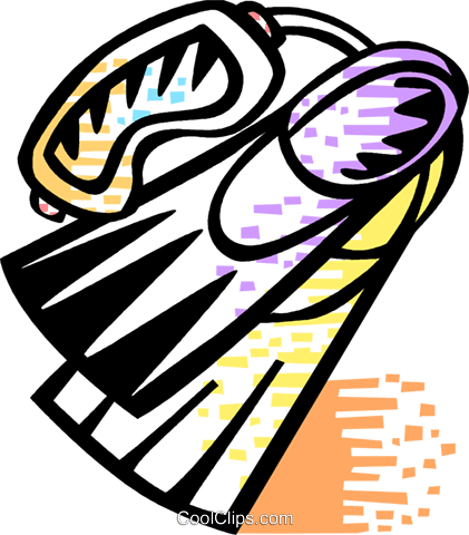 Fins Royalty Free Vector Clip Art Illustration - Fins Royalty Free Vector Clip Art Illustration (421x480)