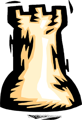 Chess Piece Rook Royalty Free Vector Clip Art Illustration - Illustration (329x480)