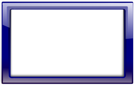 Picture Frames Borders And Frames Glass Blue Color - Blue Frame (524x340)