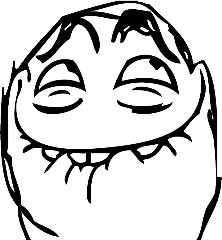 Mouth Closed Troll Face - Troll Face Laugh (1110x778)