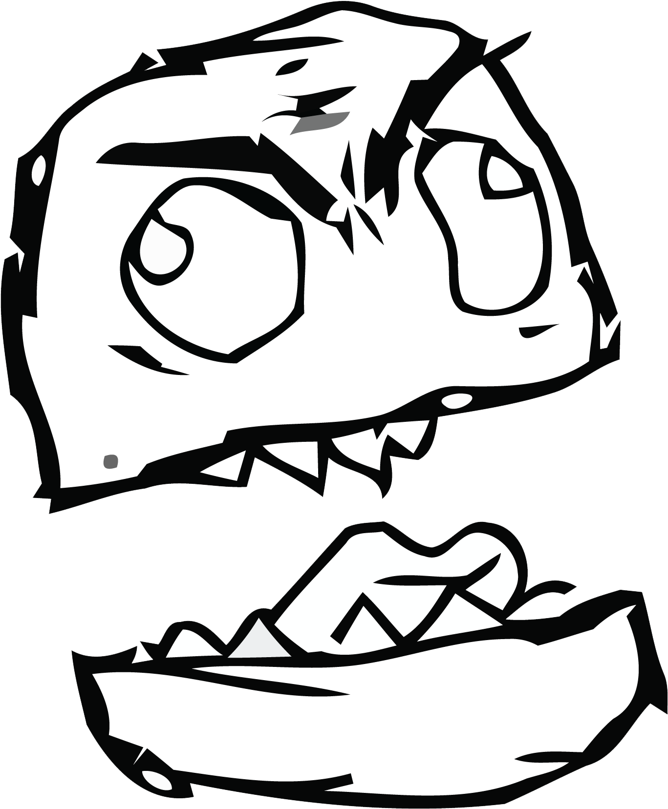 Rage Troll Face Png Banner Freeuse Download - Rage Face (1500x1729)