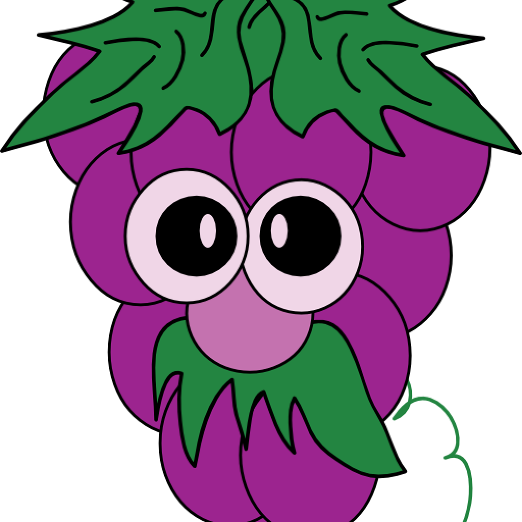 Grapes Clipart Grape Clip Art Clip Art Grapes Grapes - Grape Funny Facts (1024x1024)