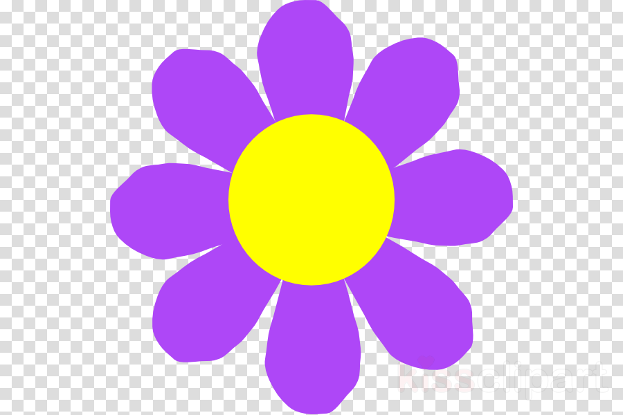 Purple Flower Clipart Purple Flower Clip Art - Clip Art Flowers Spring (900x600)