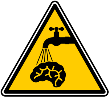 Sign Hazard Risk Label Symbol - Brainwash Clipart (383x340)