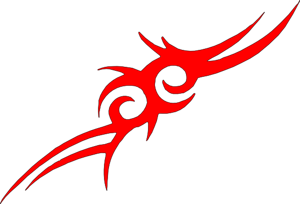 Tribal Clip Art At Clker Com Vector Clip Art Online - Tribal Vector (600x409)