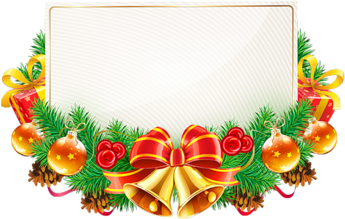 Clipart Library Download Pin By I T On Frames Winter - Christmas Frame No Background (500x375)