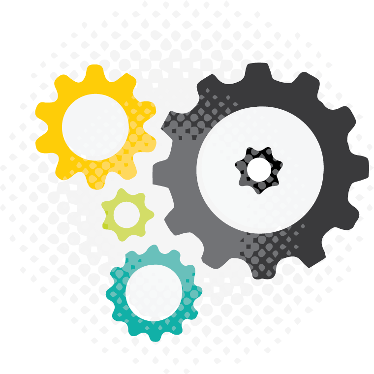 Many Organizations Create A List Of Values, Hang It - Gears Icon (760x760)