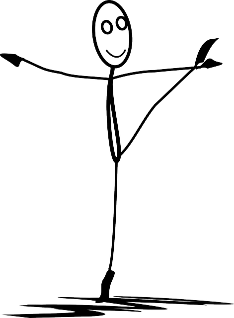 If You Start Or Renew These Steps, You Will Begin To - Dancing Stick Man (471x640)