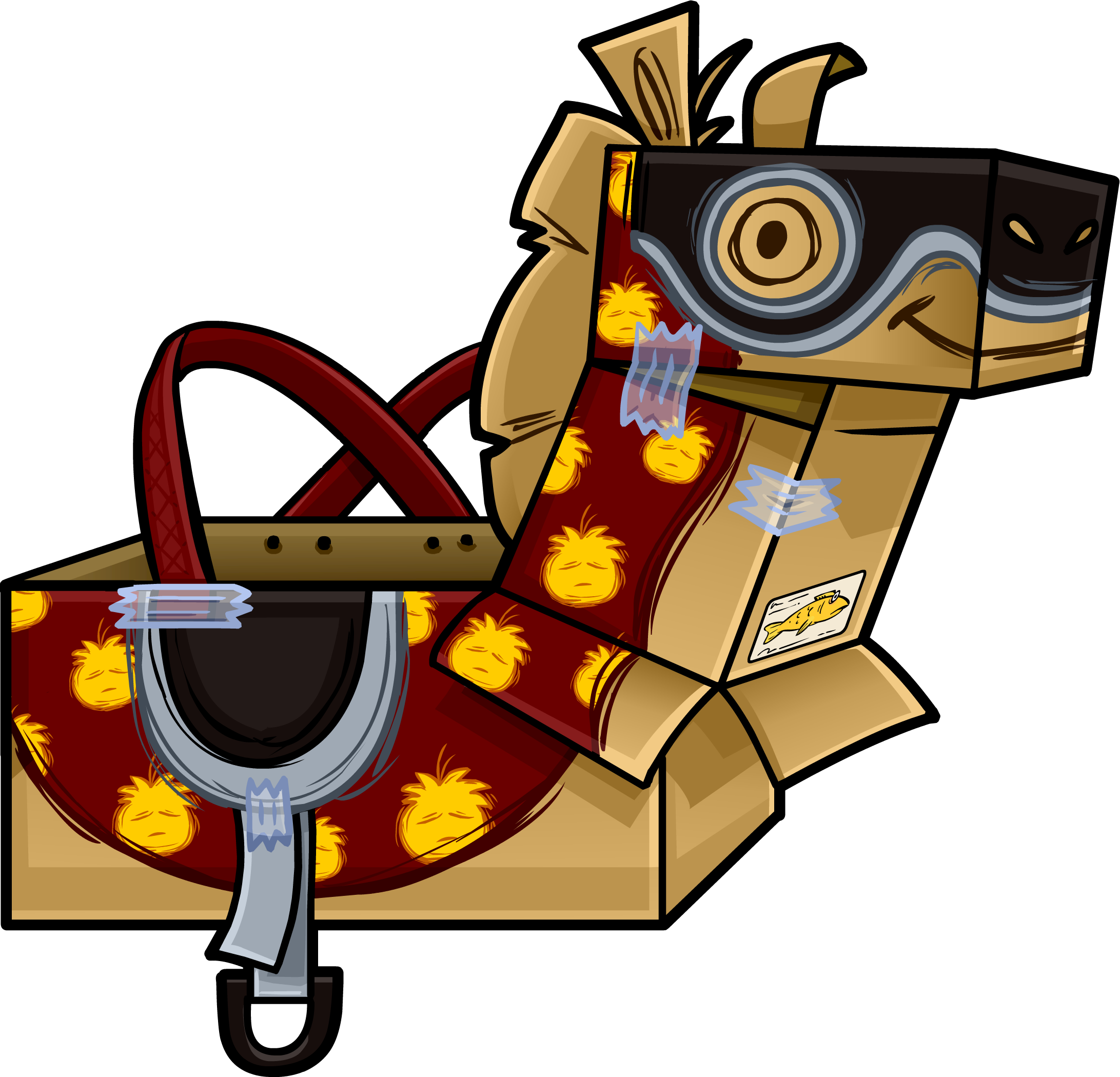 Horse Club Penguin Wiki Fandom Powered By - Horse Club Penguin Item (2183x2099)