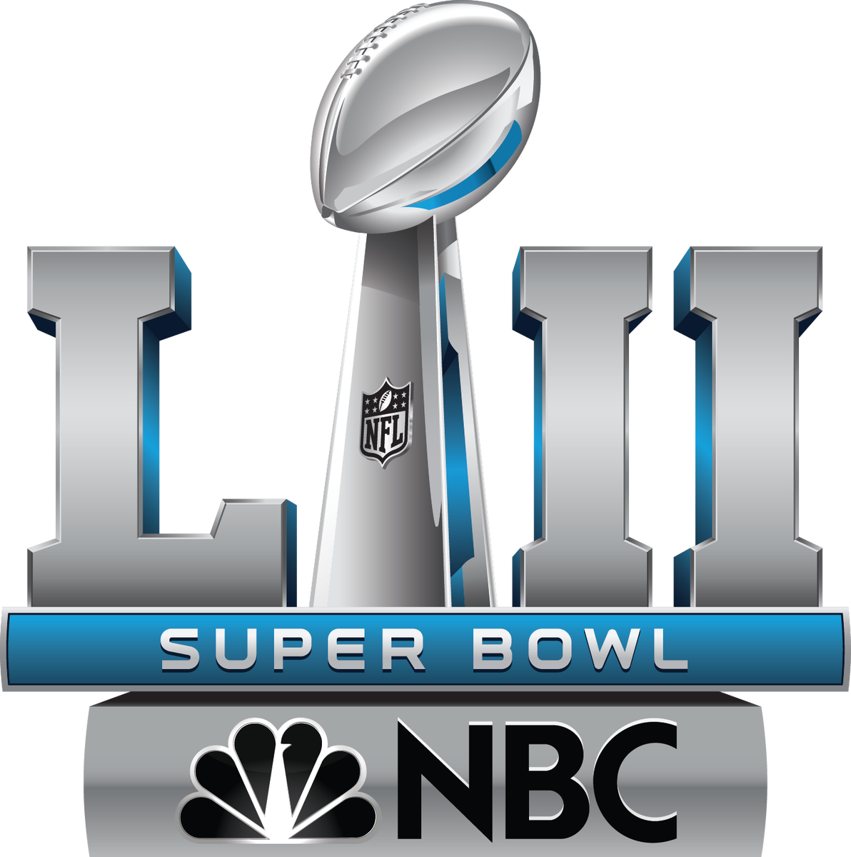 Super Bowl 2017 Logo Png Vector Free Stock - Super Bowl Lii Nbc (1192x1200)