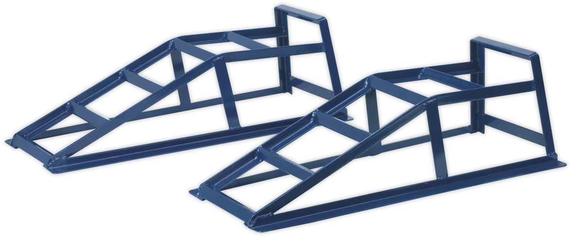 Sealey Car2000 Car Ramps 1tonne Capacity Per Ramp 2tonne - Car Oil Change Stand (1200x1200)