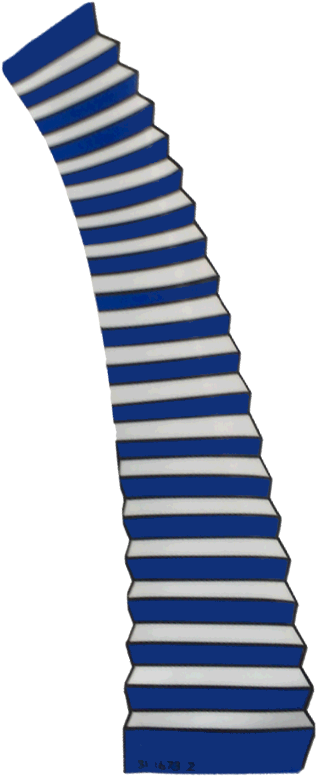 Addams Family Ramp Decal Right Entrance - Blue Striped Long Sleeve Shirt Men (339x797)