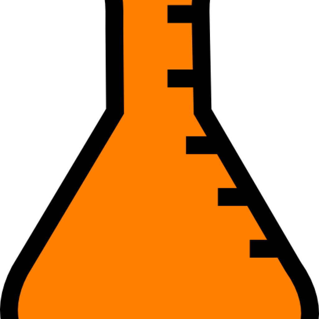 Flask Clipart Science Clipart Flask Cute Borders Vectors - Laboratory Flask (1024x1024)