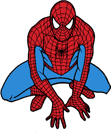 Spins A Web Any Size, Catches Thieves Just Like Flies - Spiderman Clipart (389x452)