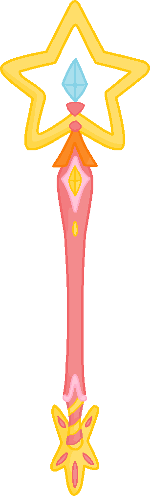 Glitter Clipart Wand - Winx Club Mythix Stella Wand (307x1013)