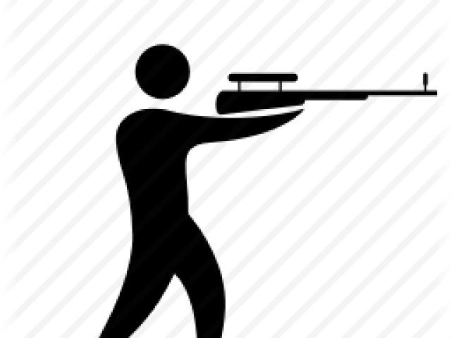 Olympic Games Clipart Sporty Person - Shoot Rifle (640x480)