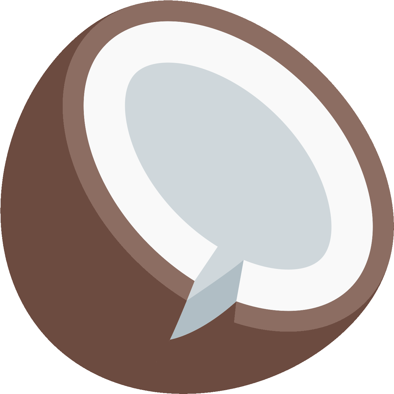 Coconut Clipart Brown Coconut - Coconut (1600x1600)