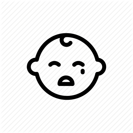 Clip Art Sad Child - Sad Baby Icon (512x512)