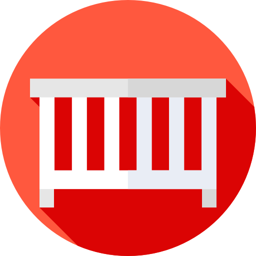 Baby Crib Free Icon - Infant Bed (512x512)