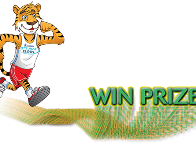 Moves Clipart Walk Run - Cartoon Tiger Running (640x480)