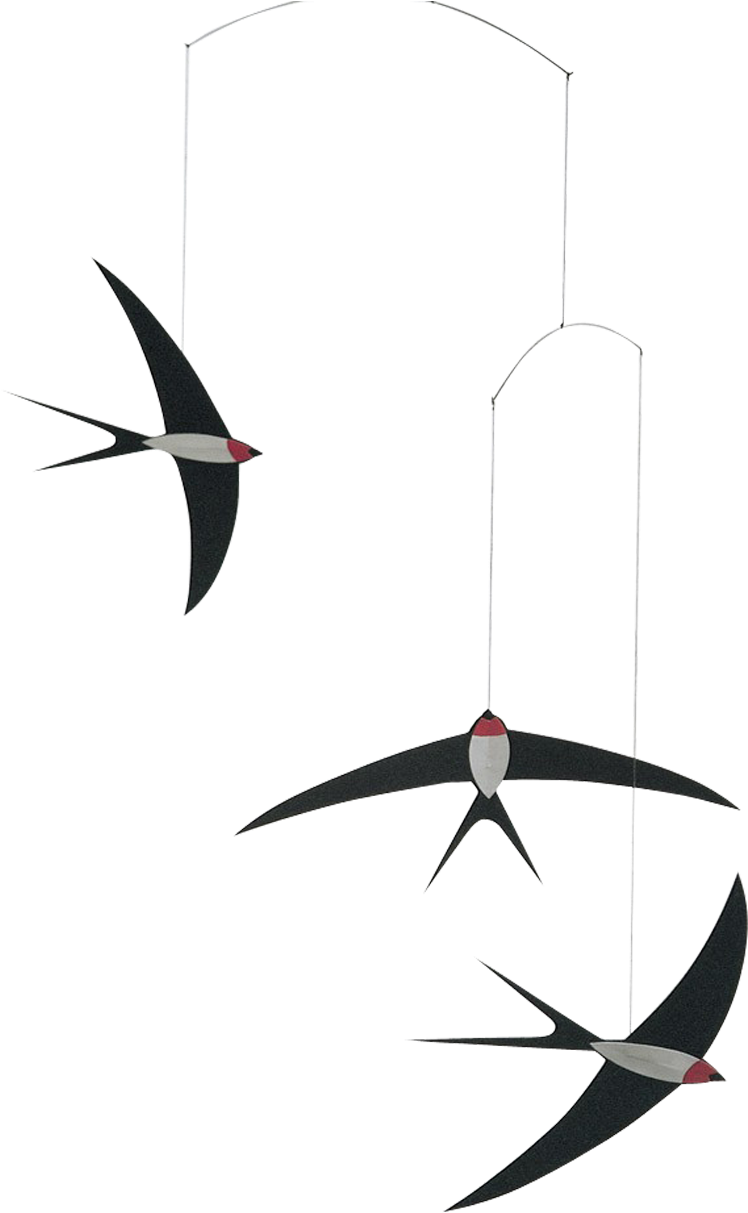 Flensted Mobiles Nursery Mobiles, Swallow Mobile (1250x1250)