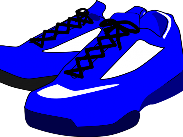 Women Shoes Clipart Childrens Shoe - Blue Shoes Clipart (640x480)