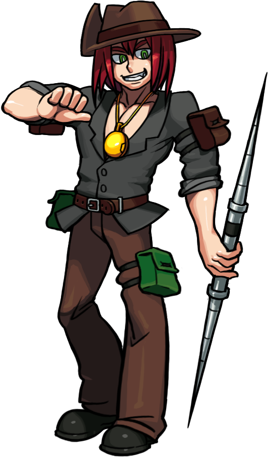 Clip Art Black And White Stock Jack Clipart All Trade - Skullgirls Art Style (590x962)