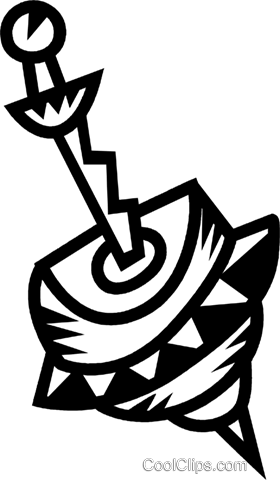 Spinning Tops Royalty Free Vector Clip Art Illustration - Spinning Tops Royalty Free Vector Clip Art Illustration (280x480)