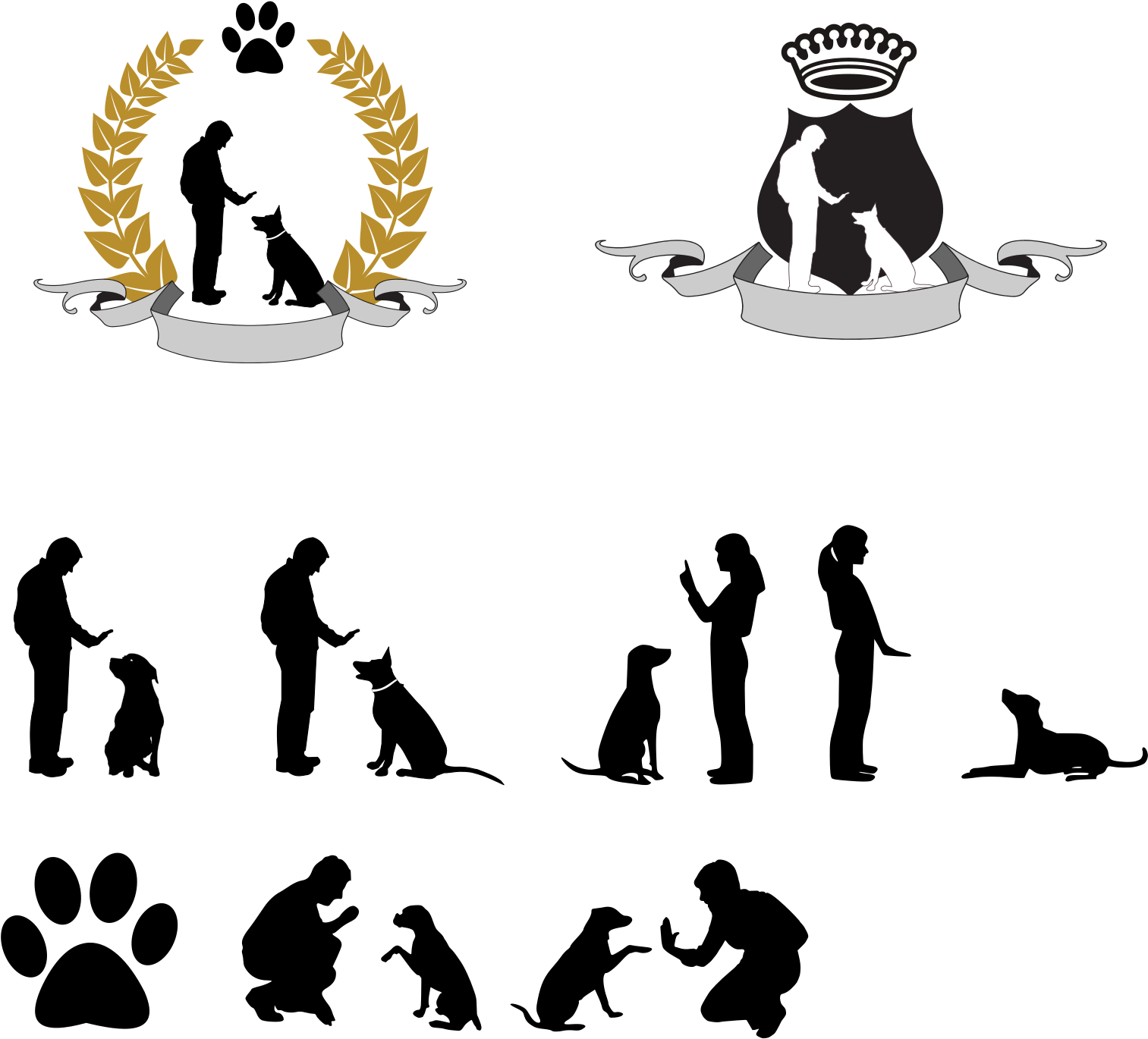 Big Image - Dog Training Clip Art (1697x2400)