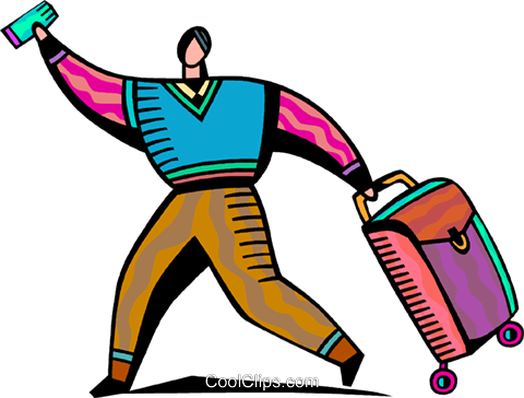 Business Travel Royalty Free Vector Clip Art Illustration - Business Travel Royalty Free Vector Clip Art Illustration (480x364)