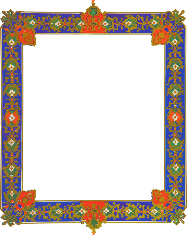 Picture Frames Ornament Computer Icons Line Art - Clip Art (598x750)