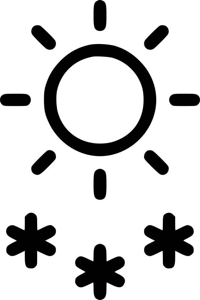 Snow Snowfall Daytime Sun Day Weather Comments - Photosynthesis Icon (652x980)