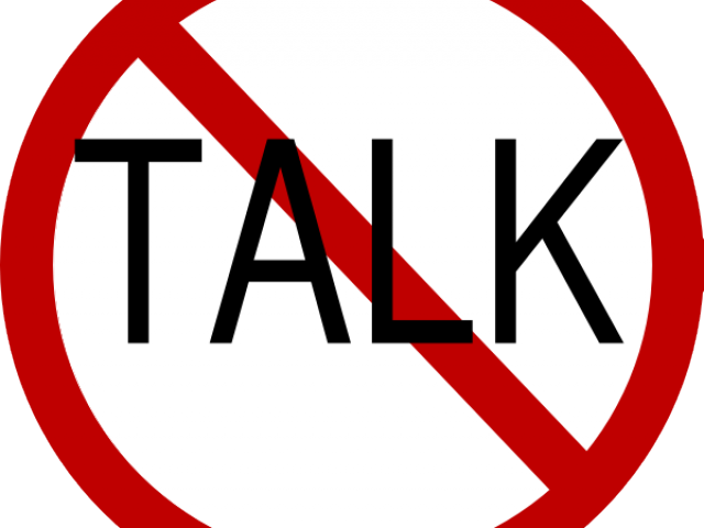 Clip Art Transparent Library No Talking Clipart - Don T Talk In The Classroom (640x480)