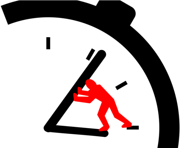 Presentation Clipart Document - Time Silhouette Png (640x480)