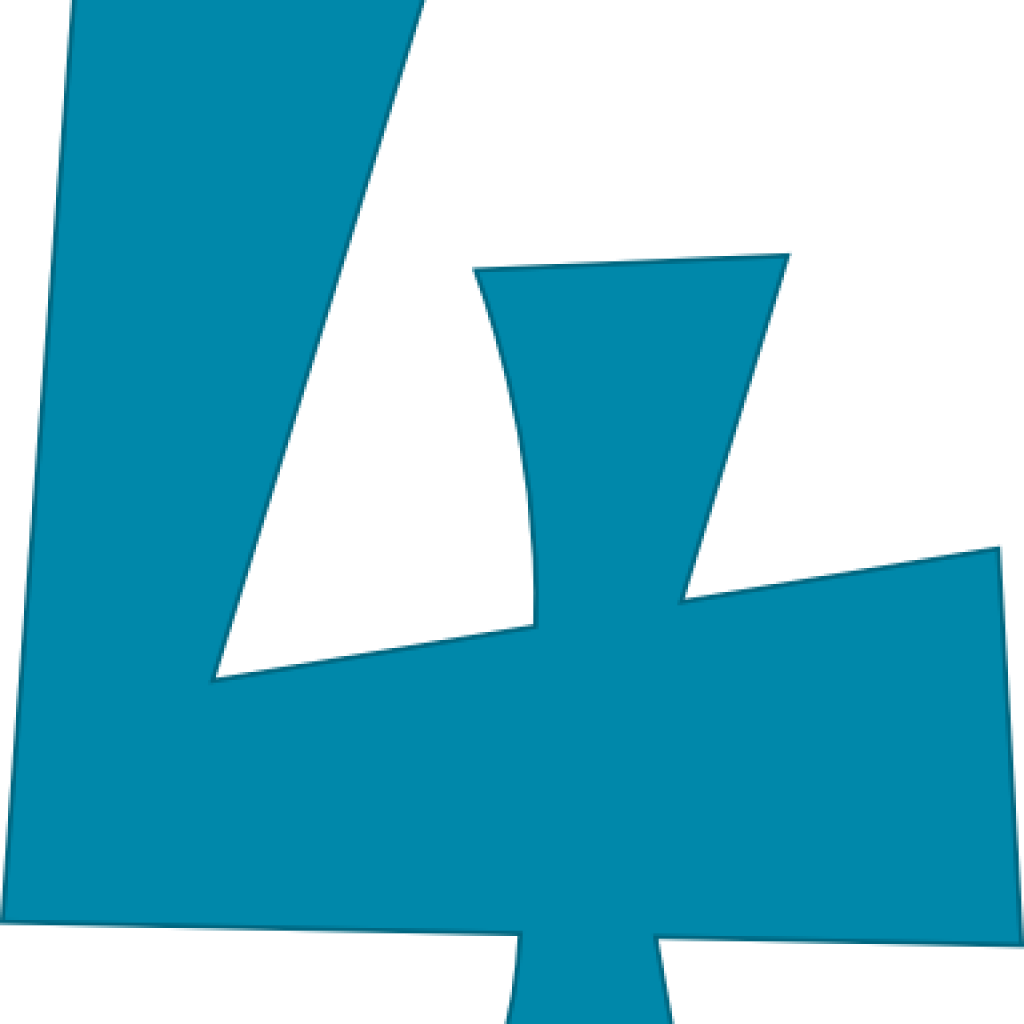 Number Four Clipart Number 4 Clip Art At Clker Vector - Clip Art (1024x1024)