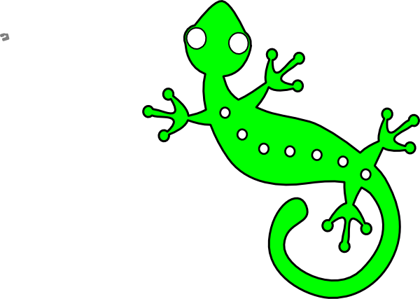 Vector Freeuse Download Lime Clip Art At Clker Com - House Lizard Clip Art (600x427)
