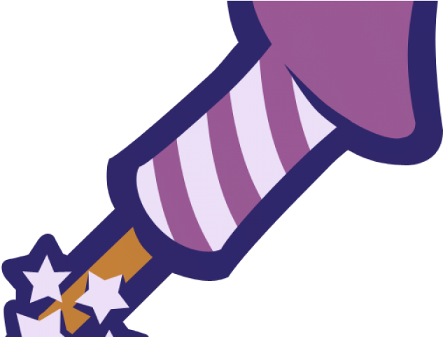 Fireworks Clipart Art - Firework Rocket Clipart (640x480)