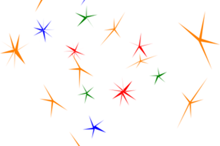 Fireworks Clip Glitter - Sparkles Png (450x300)