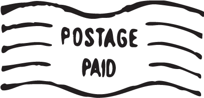 Postmark Wall Quotes Art - Postage Png (450x451)