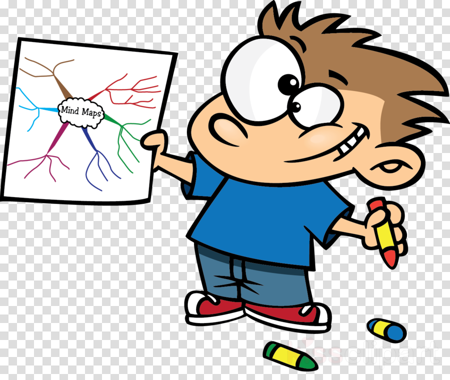 Children Mind Mapping Clipart Mind Maps For Kids - Proud Cartoon (900x760)